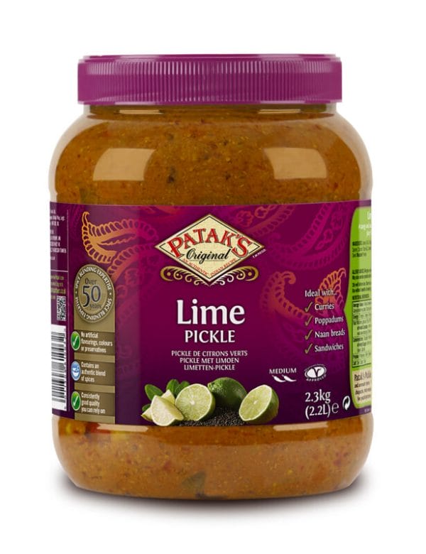 Patak's Mild Lime Pickle Sauce Jar 2.3kg