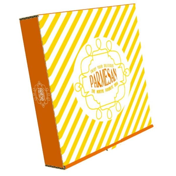 9 inch Colour Parmesan Pizza Boxes 1x100
