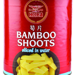 Heera Bamboo Shoots Sliced In Water Tin 6x2.95kg