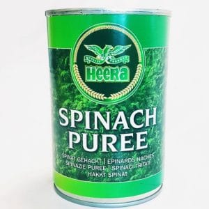 Heera Spinach Puree Small Tin 12x395g