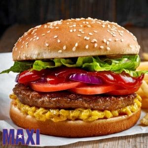 Maxibeef Gold Halal Beef Burgers Box 48x113g