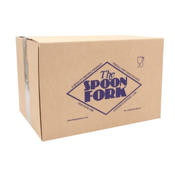Plastic Spoonforks Box 1x1000
