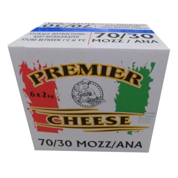 Premier Cheese 70M/30An Shredded 6x2kg