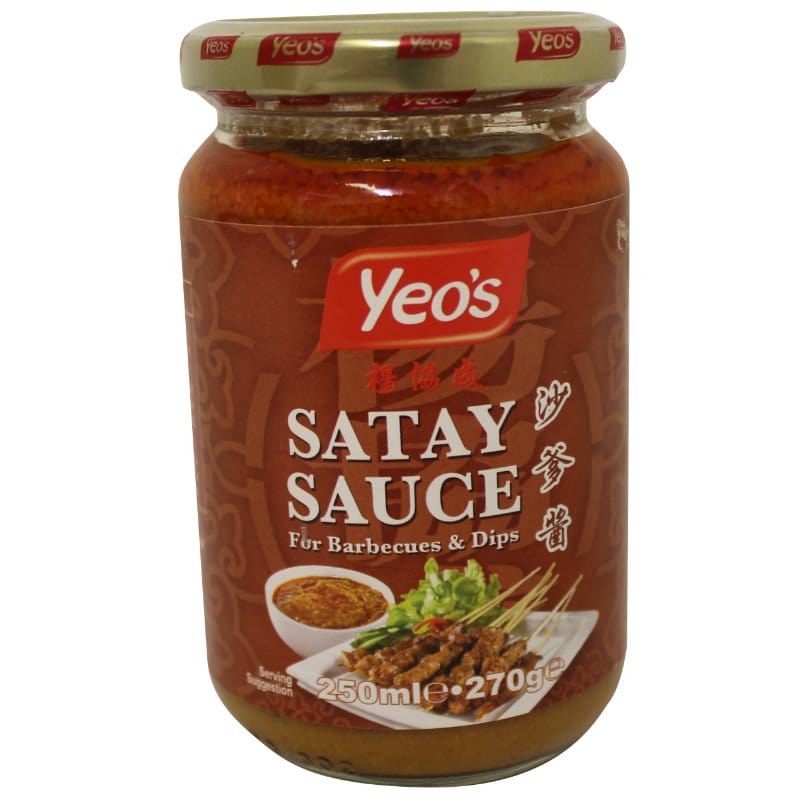 Yeo's Satay Sauce Jar 12x250ml Adams Food Service