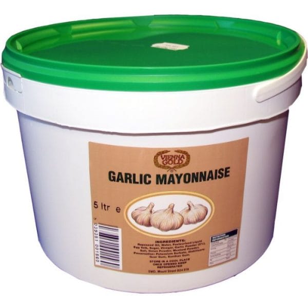 Vienna Gold Garlic Mayonnaise Bucket 5L