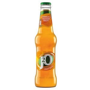 J2O Orange & Passion Fruit Bottle 24x275ml