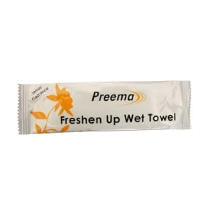Preema Disposable Hand Wet Wipe Sachet 1x100