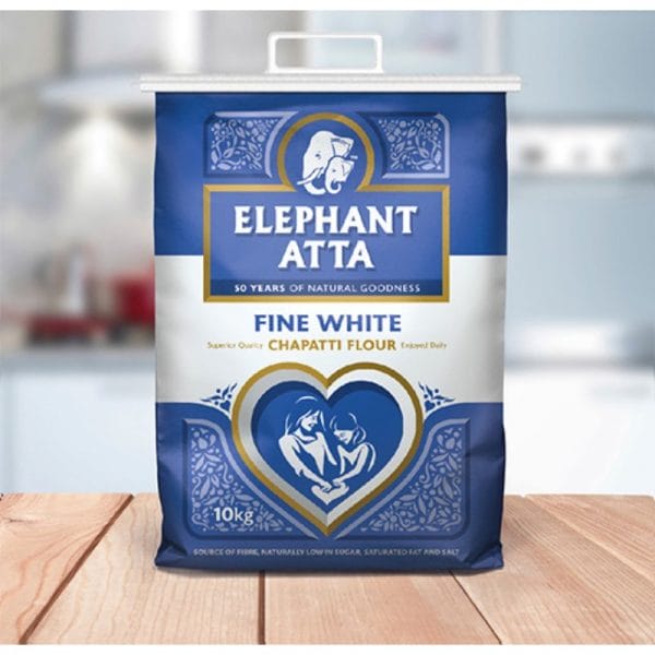 Elephant Atta Fine White Chapatti Flour Sack 10kg