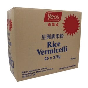 Yeo's Rice Vermicelli Packet 25x375g