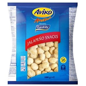 Aviko Cheesy Jalapeno Snacks Bag 1kg