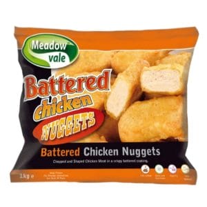 Meadow Vale Battered Chicken Nuggets Bag 1kg