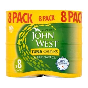 John West Tuna In Oil Tin 8x200g