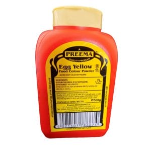 Preema Yellow Food Colour Tub 500g