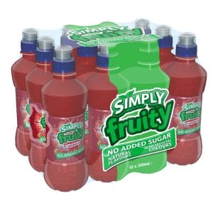 Simply Fruity Strawberry Bottle 12x330ml