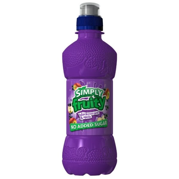 Simply Fruity Blackcurrant & Apple Bottle 12x330ml