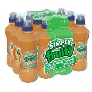 Simply Fruity Orange Bottle 12x330ml