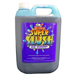 Super Slush Blue Raspberry Slush Syrup Gallon 5L