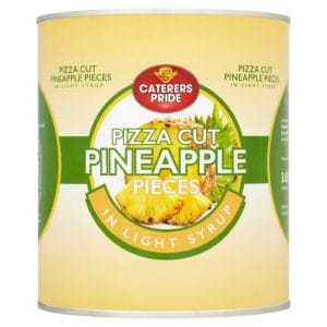 Caterers Pride Pizza Cut Pineapple Tidbits Can 6x3kg