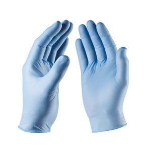 Blue Nitrile Gloves Box 1x100