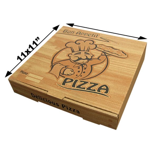 11 inch Brown Pizza Boxes 1x100