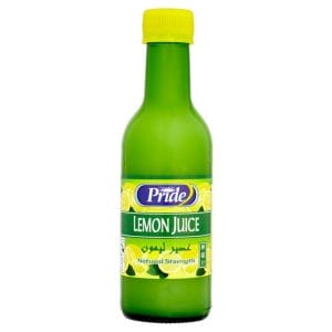 Pride Lemon Juice Bottle 12x250ml
