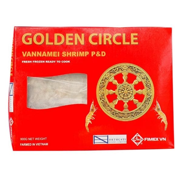 Golden Circle King Prawns 21/25 (21-25 Prawns Per lb) P&D Block 6x900g Net