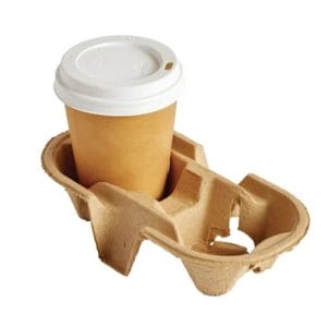 H-Pack Cardboard 2 Cup Holder Tray 1x50