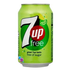 GB 7UP Sugar Free Can 24x330ml