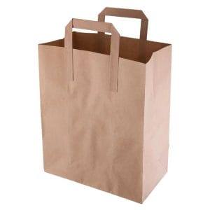 Medium Brown Paper Carrier Bags 1x250