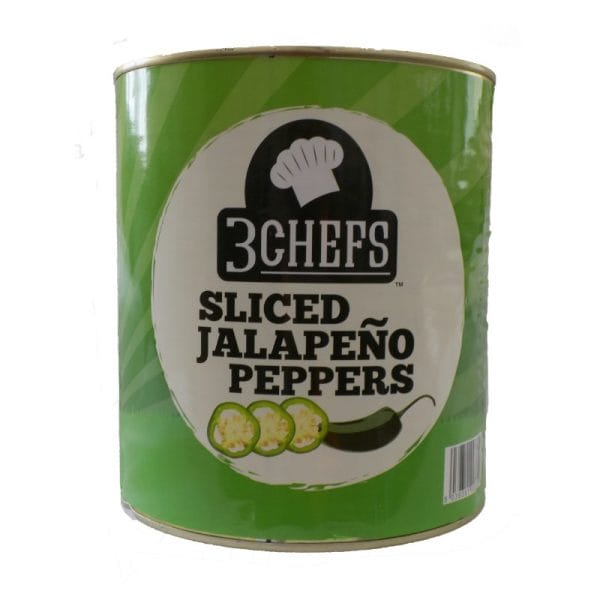 3 Chefs Jalapeno Peppers Tin 2.5kg