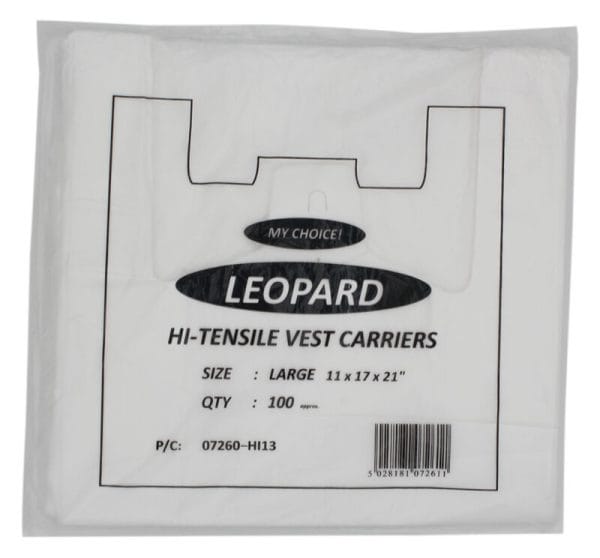 Large 11x17x21 inch Vest Carrier Bags 1x2000