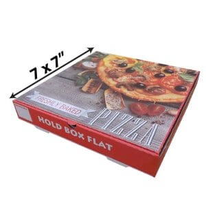 Rhino 7 inch Colour Pizza Boxes 1x90