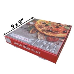 Rhino 9 inch Colour Pizza Boxes 1x90