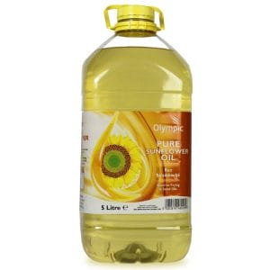 Olympic Sunflower Oil Bottle 3x5L