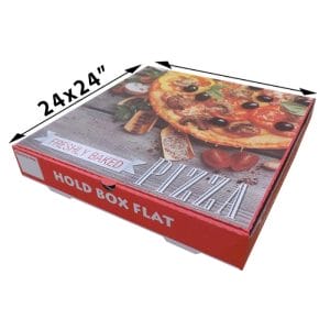 Rhino 24 inch Coloured Pizza Boxes 1x25