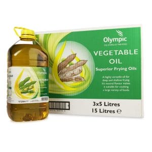 Olympic Vegetable Oil Bottle 3x5L