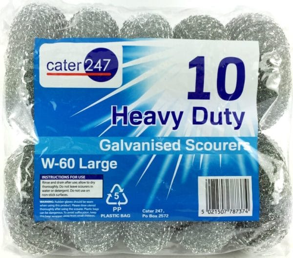 Small Metal W60 Scourers Packet 1x10