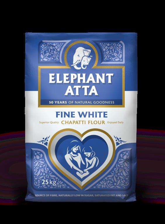 Elephant Atta Fine White Chapatti Flour Sack 25kg