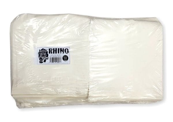 Rhino 8x8 inch White Greaseproof Bags 1x1000