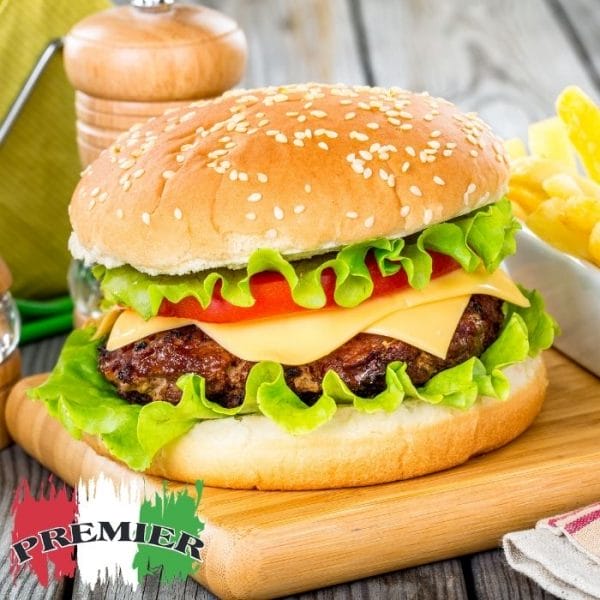 Premier Economy Halal Beef Burgers Box 40x113g