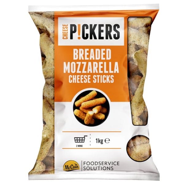Pickers Breaded Mozzarella Sticks 6x1kg