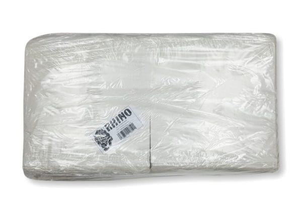 Rhino 10x10 inch White Paper Bags 1x1000