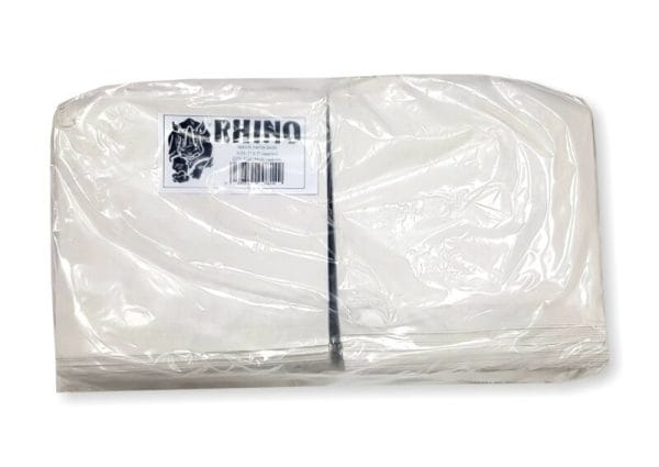 Rhino 7x7 inch White Paper Bags 1x1000