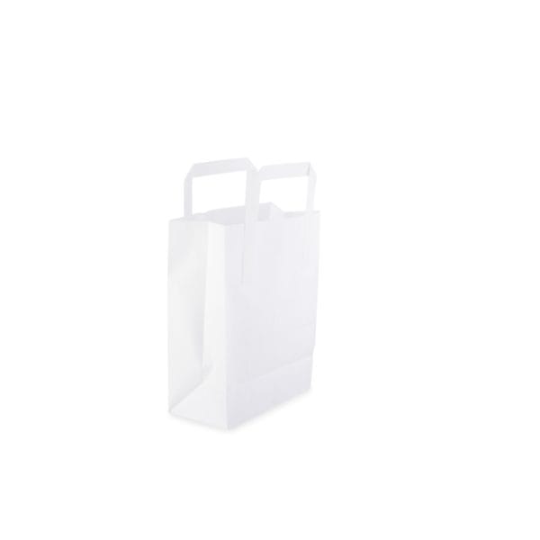 Large White Paper Carrier Bags 1x250