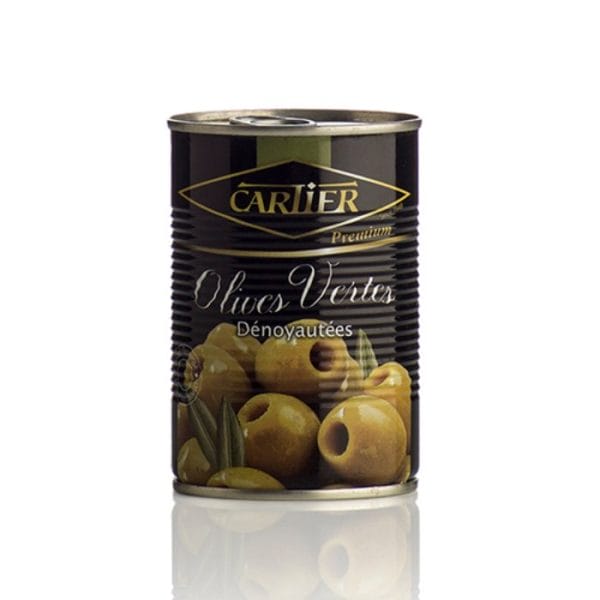 Cartier Pitted Green Olives Can 5kg