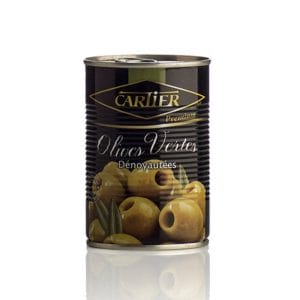 Cartier Pitted Green Olives Can 5kg