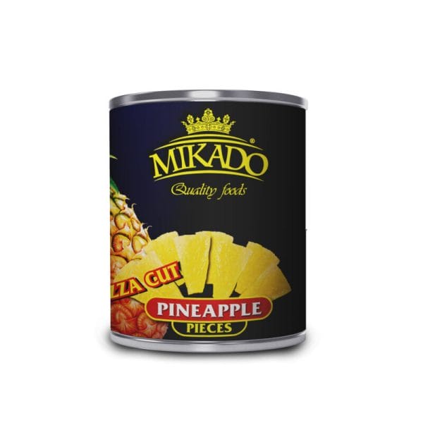 Mikado Pizza Cut Pineapple Pieces Can 12x825g