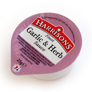 Harrisons Garlic & Herb Sauce Pot 100x25g